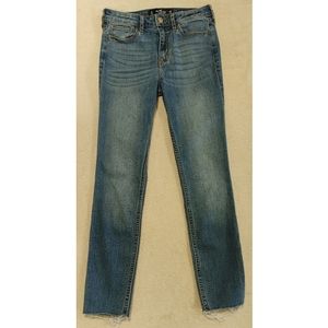 Hollister cropped skinny jeans
